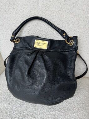 Marc by Marc Jacobs Q Hillier black Leather Shoulder Bag